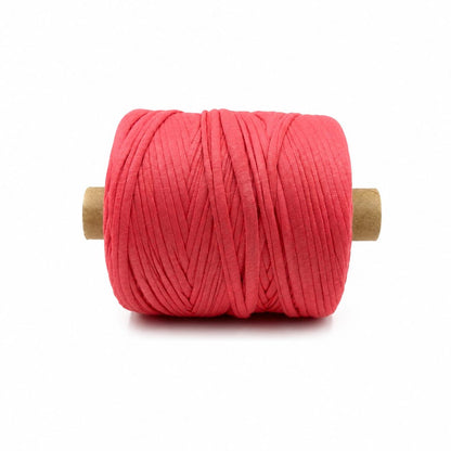 Soft TShirt Yarn Roll | 500grams |Tomato Red Colour| Perfect for Macramé, Crochet & DIY Projects