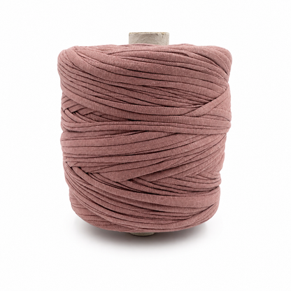 Soft TShirt Yarn Roll | 500grams| Peach Colour| Perfect for Macramé, Crochet & DIY Projects
