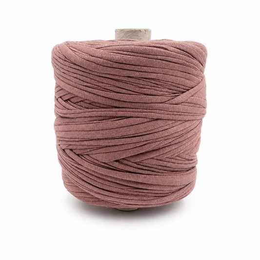 Soft TShirt Yarn Roll | 500grams| Peach Colour| Perfect for Macramé, Crochet & DIY Projects