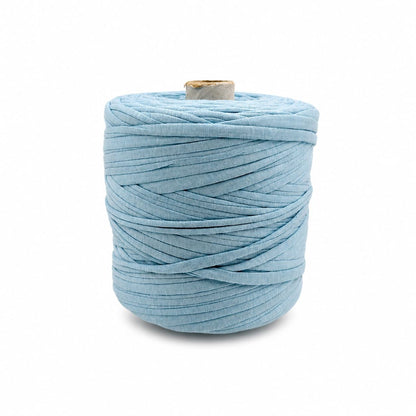 Soft TShirt Yarn Roll | 500grams| Aqua Blue Colour| Perfect for Macramé, Crochet & DIY Projects