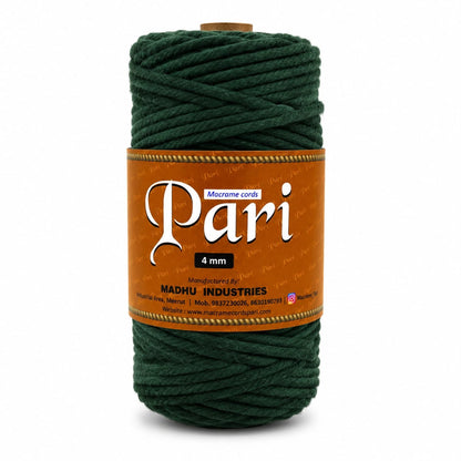 4mm Knitted | Forest green | 150 meters | 1 Kg spool