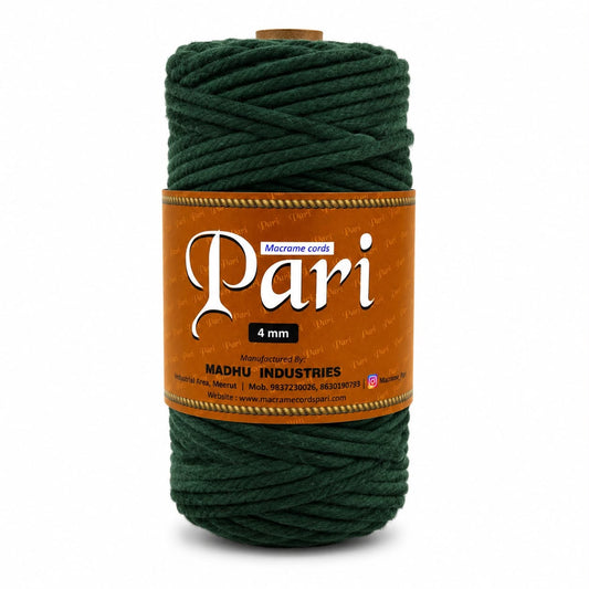 4mm Knitted | Forest green | 150 meters | 1 Kg spool