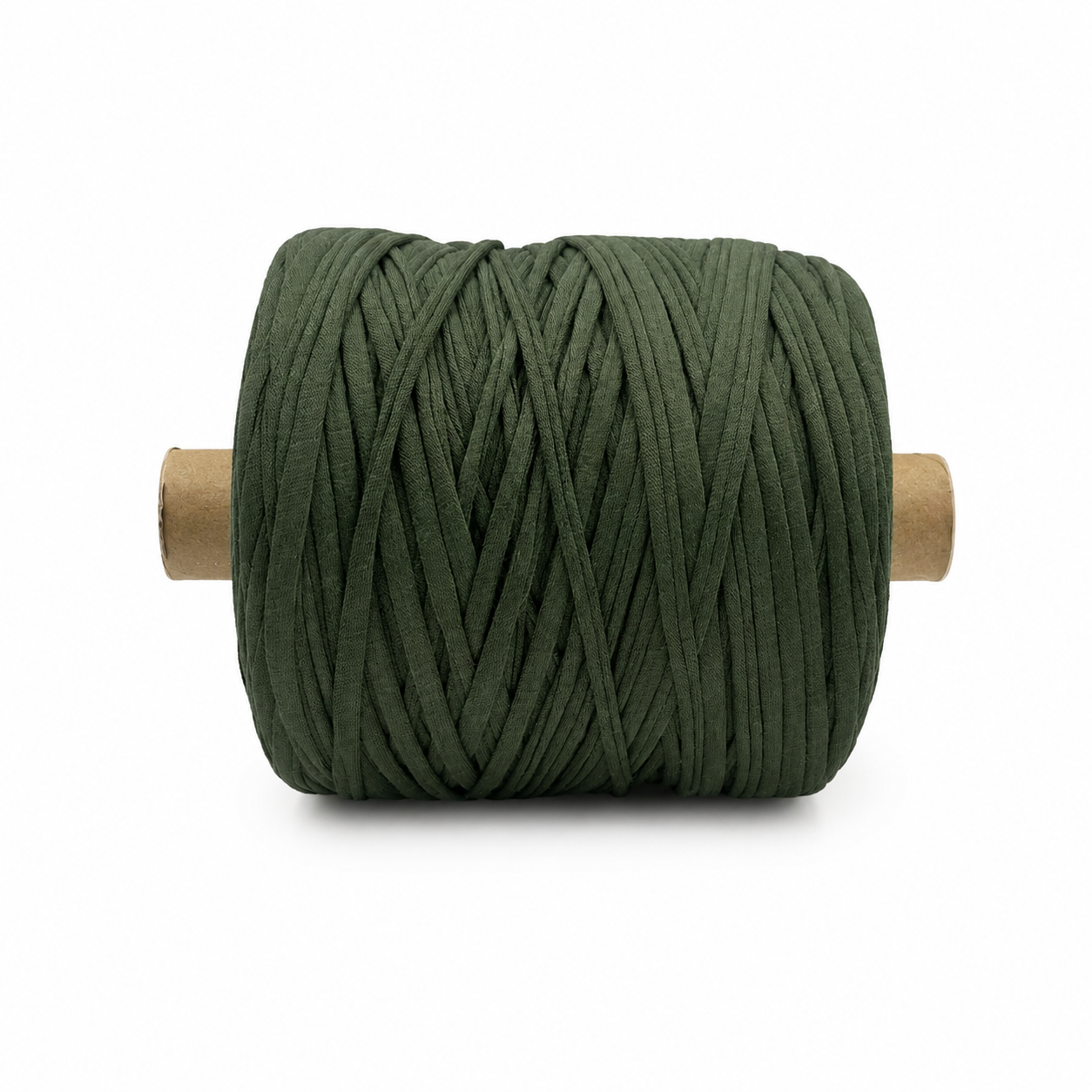 Soft Tshirt Yarn | 500grams | Army Green Colour | Perfect for Macrame, Crochet & DIY Project