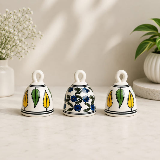 Ceramic Hanging Bells ( Set of 3)
