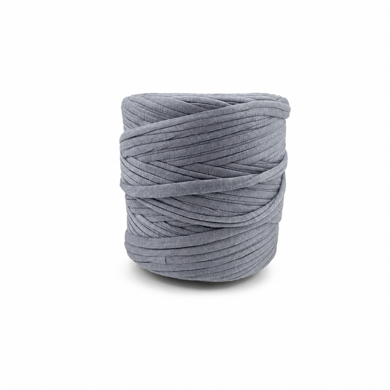 Soft Tshirt Yarn | 500grams | Steel Grey Colour | Perfect for Macrame, Crochet & DIY Project