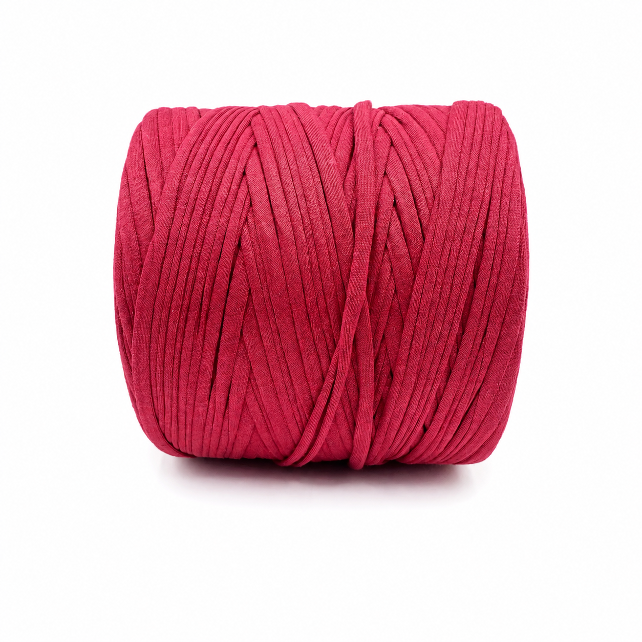 Soft Tshirt Yarn | 500grams | Ruby Pink Colour | Perfect for Macrame, Crochet & DIY Project