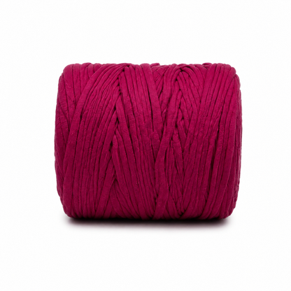 Soft Tshirt Yarn | 500grams | Dark Magenta Colour | Perfect for Macrame, Crochet & DIY Project