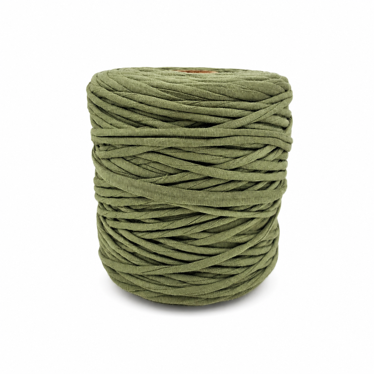 Soft Tshirt Yarn | 500grams | Moss Green Colour No. 15 | Perfect for Macrame, Crochet & DIY Project