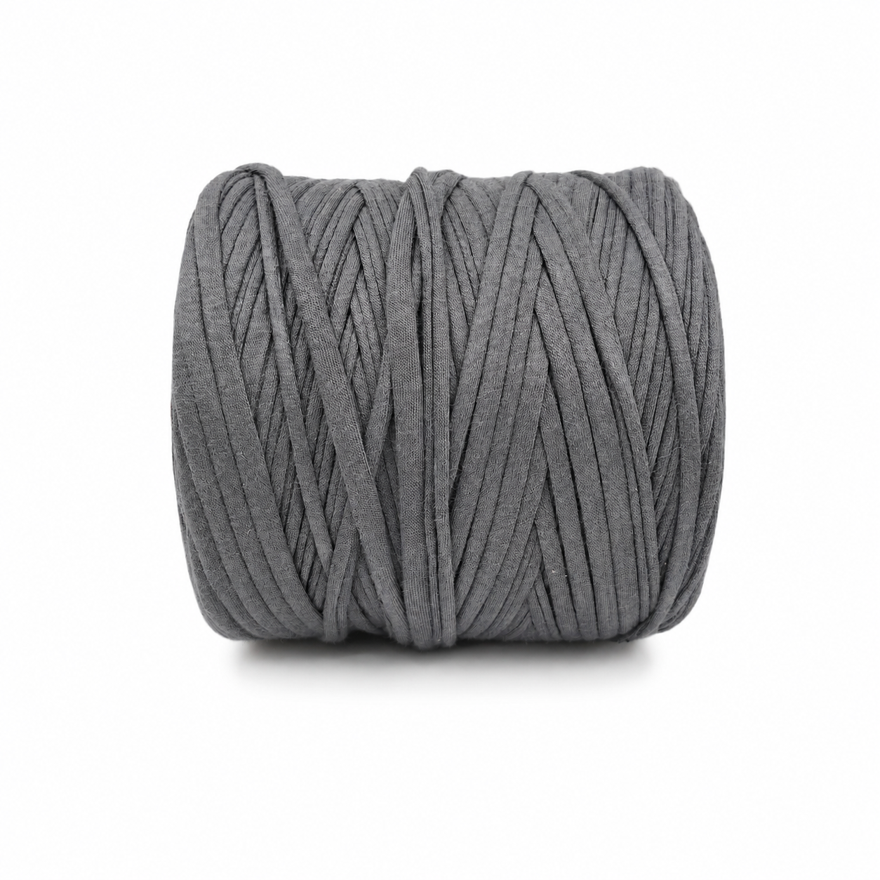 Soft Tshirt Yarn | 500grams | Dark Grey Colour No. 11 | Perfect for Macrame, Crochet & DIY Project
