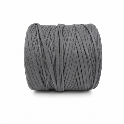 Soft Tshirt Yarn | 500grams | Dark Grey Colour No. 11 | Perfect for Macrame, Crochet & DIY Project