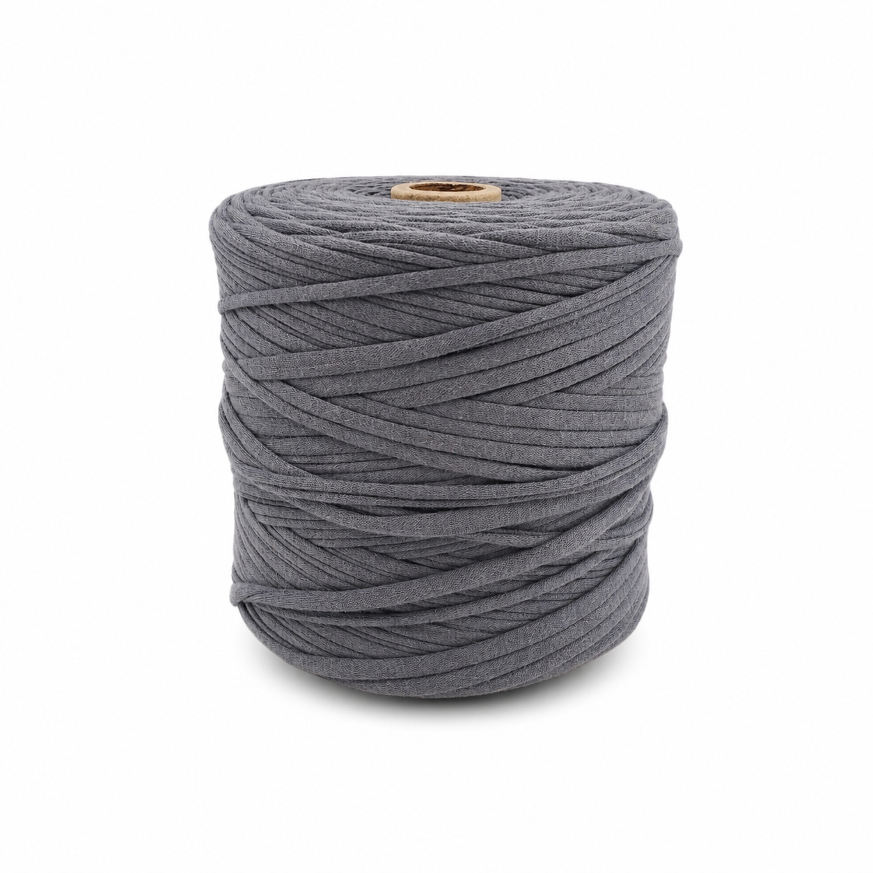 Soft Tshirt Yarn | 500grams | Dark Grey Colour No. 11 | Perfect for Macrame, Crochet & DIY Project