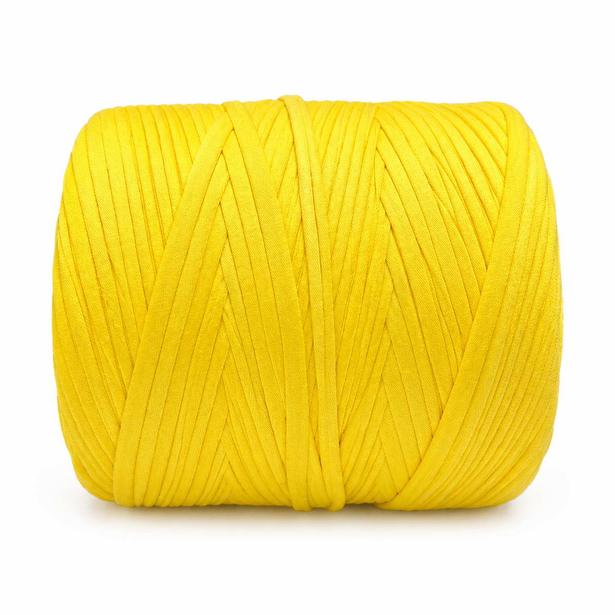 Soft Tshirt Yarn | 500grams | yellow Colour No. 16| Perfect for Macrame, Crochet & DIY Project