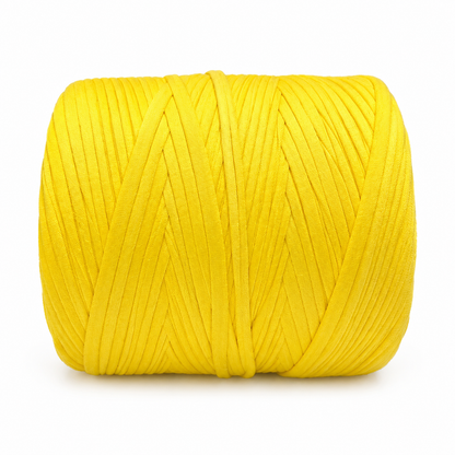 Soft Tshirt Yarn | 500grams | yellow Colour No. 16| Perfect for Macrame, Crochet & DIY Project