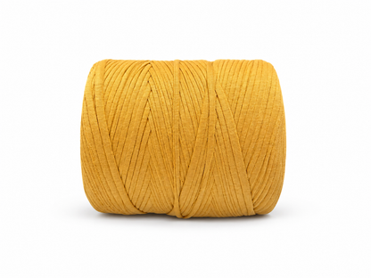 Soft Tshirt Yarn | 500grams | Golden Mustard Colour No. 17 |Perfect for Macrame, Crochet & DIY Project