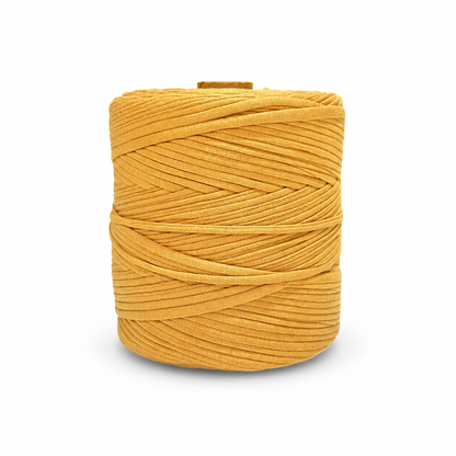 Soft Tshirt Yarn | 500grams | Golden Mustard Colour No. 17 |Perfect for Macrame, Crochet & DIY Project