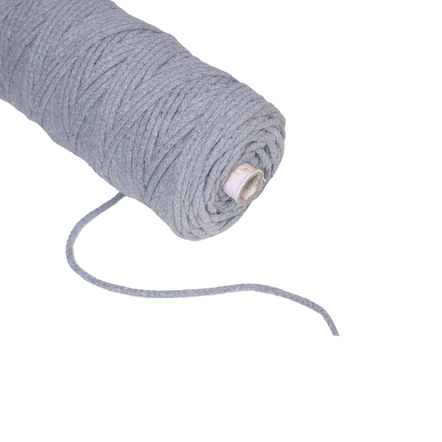 4mm Knitted | Steel Grey | 140 Meters | 1Kg Spool | Cotton