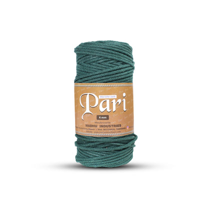 4mm Knitted | Forest Green | 140 Meters | 1Kg Spool | Cotton