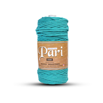 4mm Knitted | Sea Green | 140 Meters | 1Kg Spool | Cotton