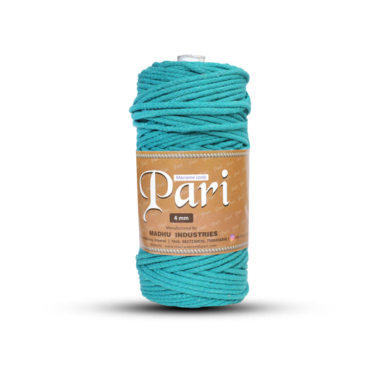 4mm Knitted | Sea Green | 140 Meters | 1Kg Spool | Cotton