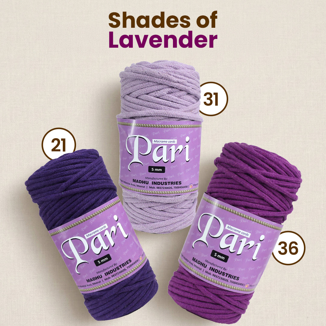 5mm Braided | Reddish Purple | Approx 100 Metres | 1kg Spool | Cotton | No 36