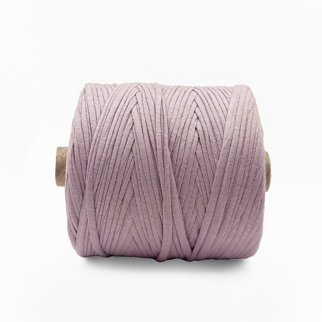 Soft TShirt Yarn Roll | 500grams | Lavender Color | Perfect for Macramé, Crochet & DIY Projects