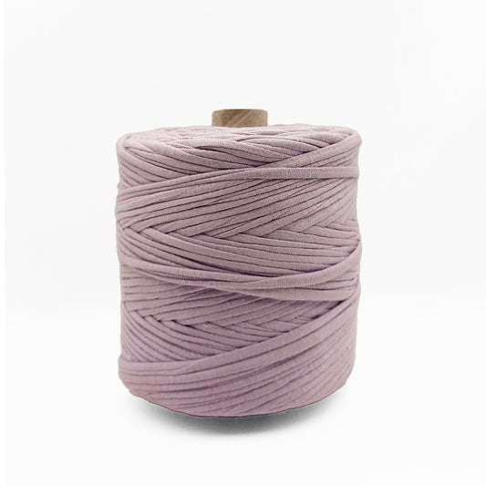 Soft TShirt Yarn Roll | 500grams | Lavender Color | Perfect for Macramé, Crochet & DIY Projects