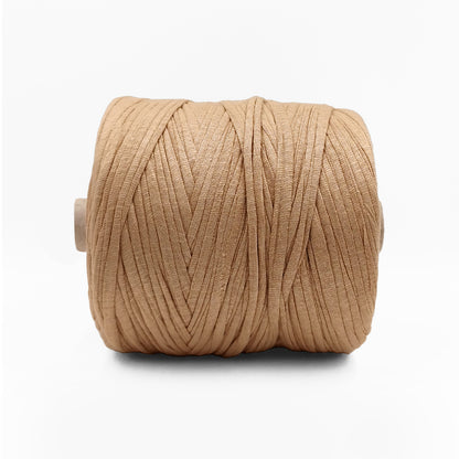 Soft TShirt Yarn Roll | 500grams | Beige Color | Perfect for Macramé, Crochet & DIY Projects