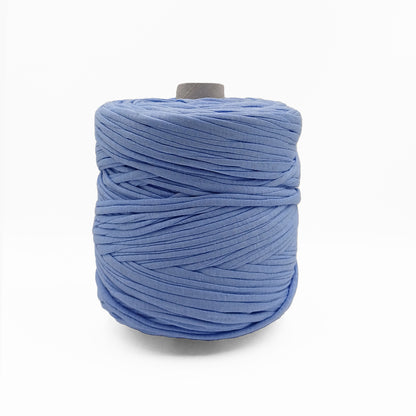 Soft TShirt Yarn Roll | 500grams | Blue Color | Perfect for Macramé, Crochet & DIY Projects