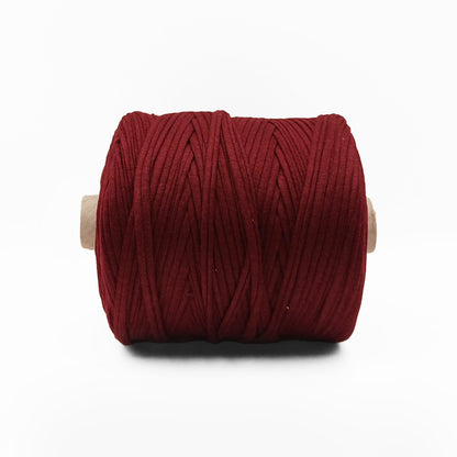 Soft TShirt Yarn Roll | 500grams | Wine/Maroon Color | Perfect for Macramé, Crochet & DIY Projects