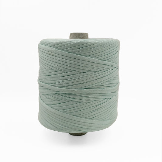 Soft TShirt Yarn Roll | 500grams | Mint Green Color | Perfect for Macramé, Crochet & DIY Projects