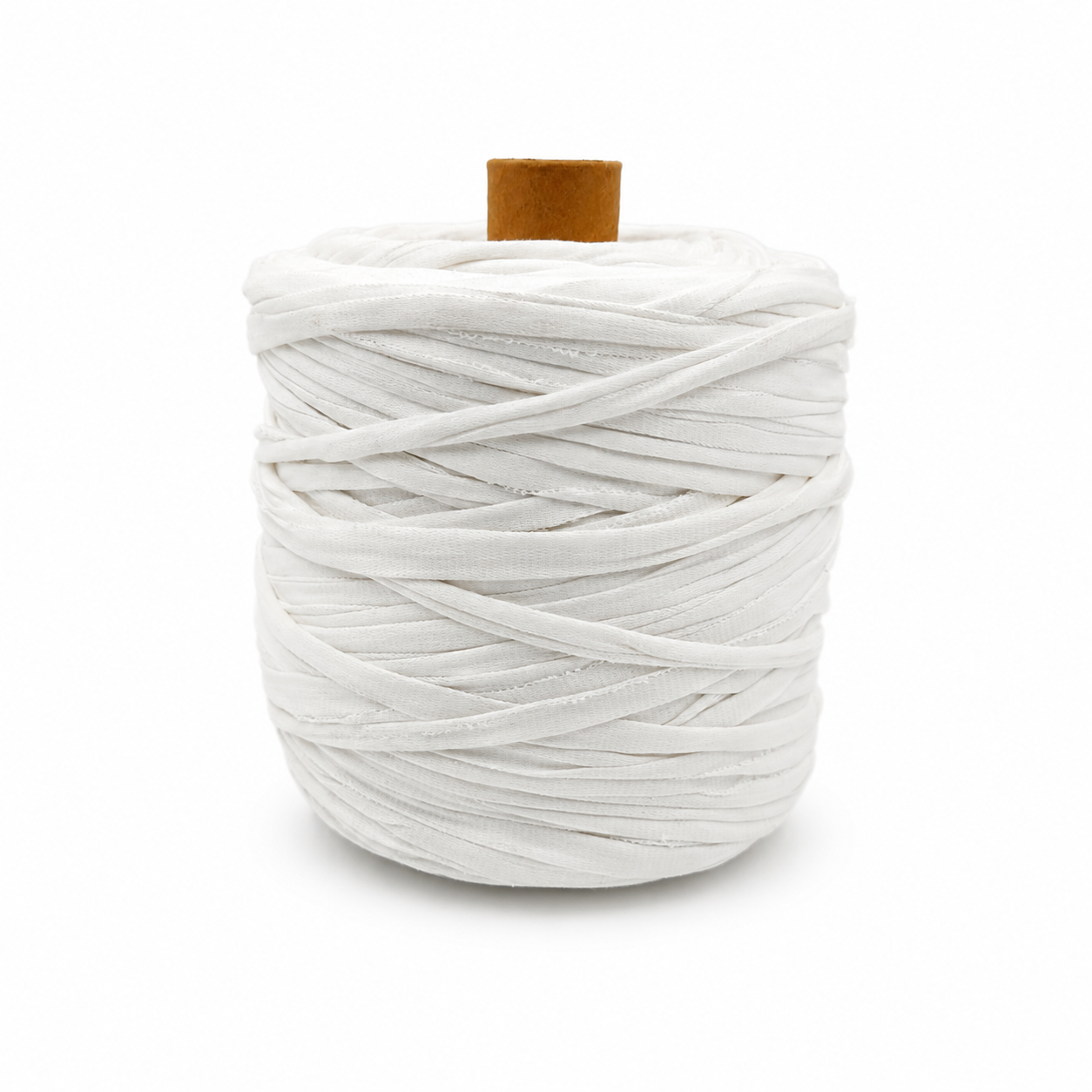 Soft TShirt Yarn Roll | 500grams |White Colour| Perfect for Macramé, Crochet & DIY Projects