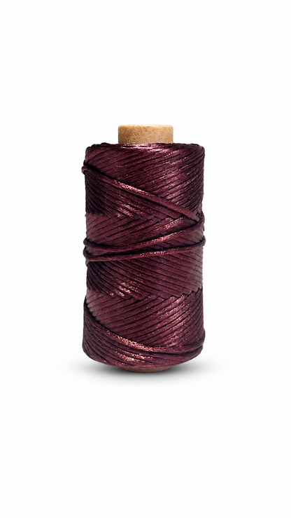 Malai Dori | Chocolate Colour | Shiny Decorative Cord | Spool