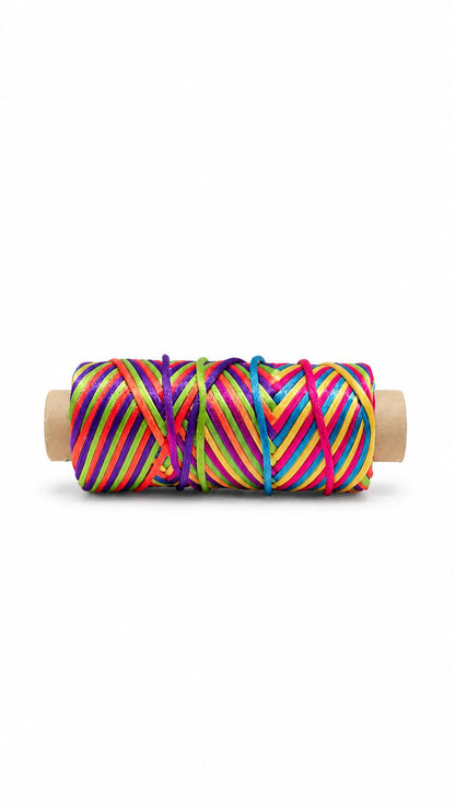 Malai Dori | Multi Colour 1  | Shiny Decorative Cord | Spool
