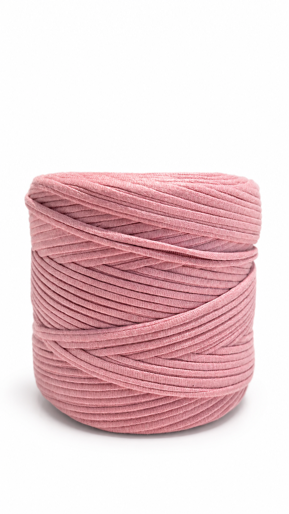 Soft TShirt Yarn Roll | 500grams | Peach Color | Perfect for Macramé, Crochet & DIY Projects