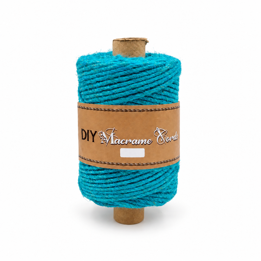 3mm Twisted (3Ply) | Jute Rope | Ferozi| 70 Metres | 250gms