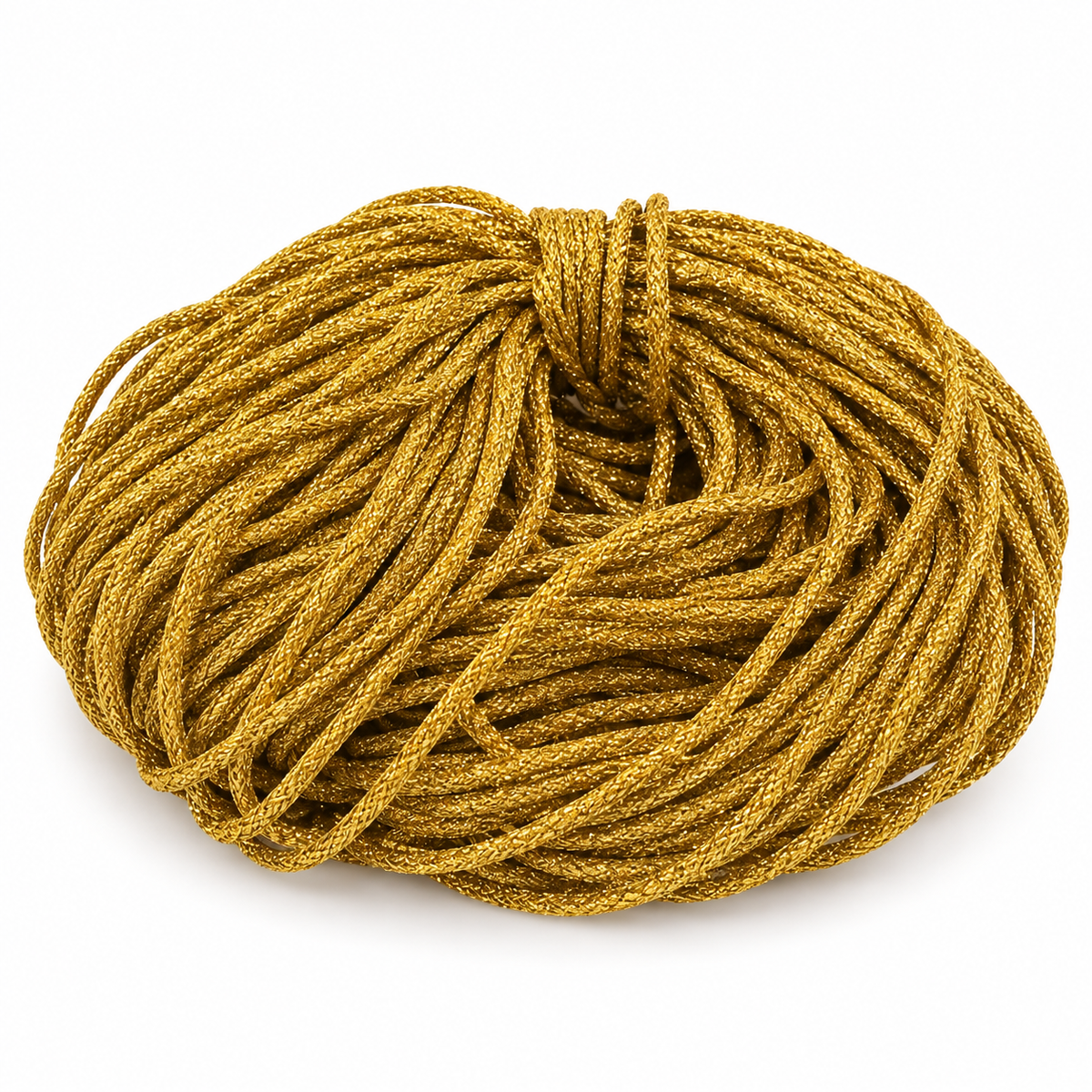 4mm Braided| Glitter Cord |Golden| 1Kg