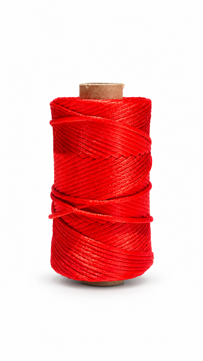 Malai (silk) Dori | Red Colour | Shiny Decorative Cord | Spool
