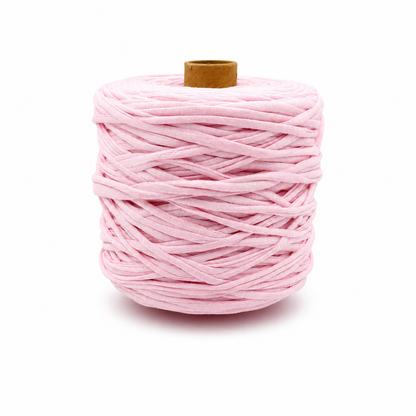 Soft TShirt Yarn Roll | 500grams |Bubble Gum Pink | Perfect for Macramé, Crochet & DIY Projects