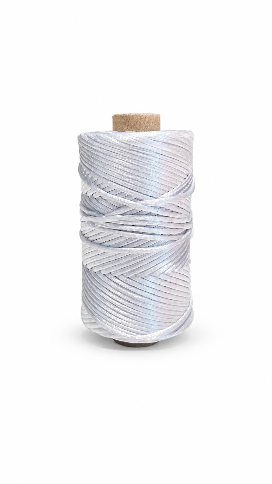 Malai Dori | White Colour | Shiny Decorative Cord | Spool