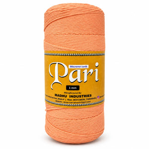 1mm Single Strand | baby  Orange | 750 Metres | 1kg Spool | Cotton | No 34