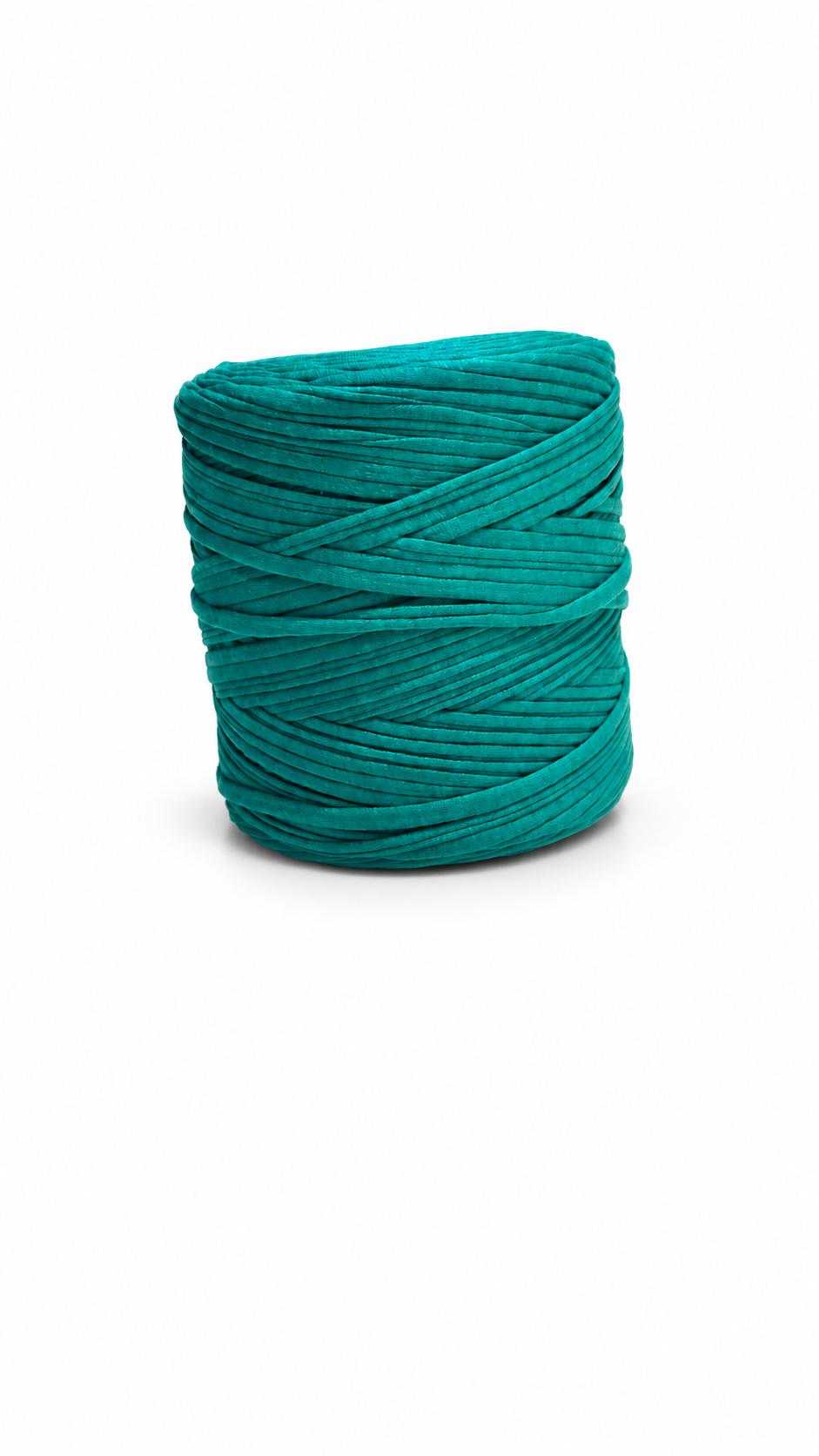 Soft TShirt Yarn Roll |500 grams| Sea  Green Color | Perfect for Macrame, Crochet & Diy Projects