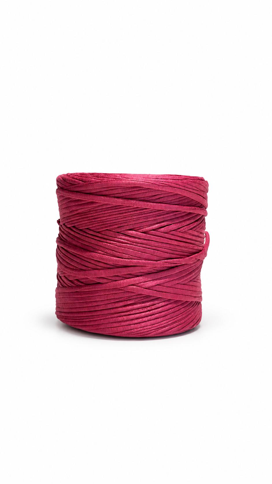 Soft Tshirt Yarn | 500grams |   Hot Pink Colour No. 16 | Perfect for Macrame, Crochet & DIY Project