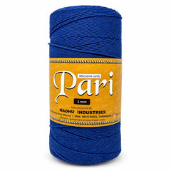 1mm Single Strand | Royal Blue | 750 Metres | 1kg Spool | Cotton | No 20