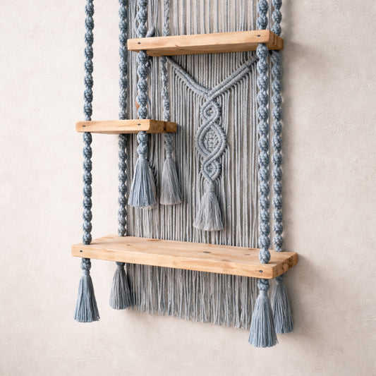 Macrame Shelf Wooden Base / Plank / Board