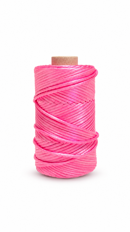 Malai Dori | Pink Colour | Shiny Decorative Cord | Spool