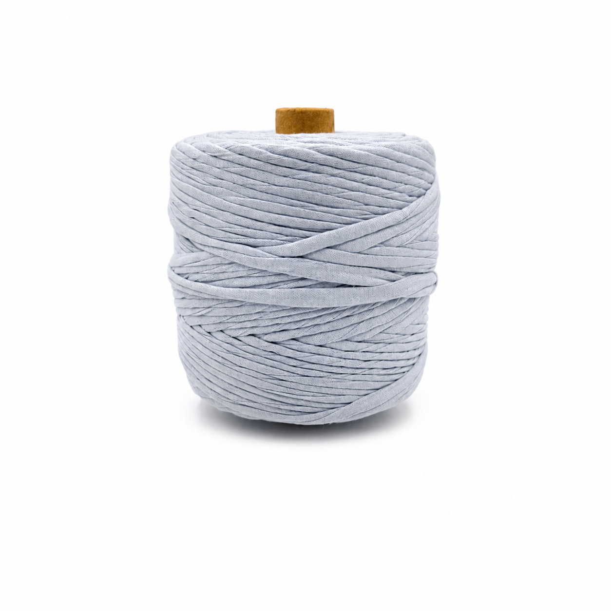 Soft TShirt Yarn Roll | 500grams | Ice Blue Color | Perfect for Macramé, Crochet & DIY Projects