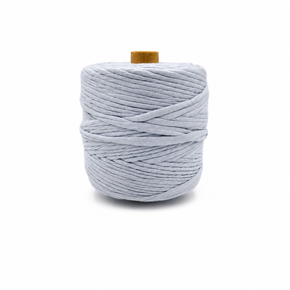 Soft TShirt Yarn Roll | 500grams | Ice Blue Color | Perfect for Macramé, Crochet & DIY Projects
