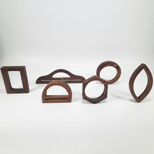 Wooden Bag Handles for Macrame Bags (Pair)