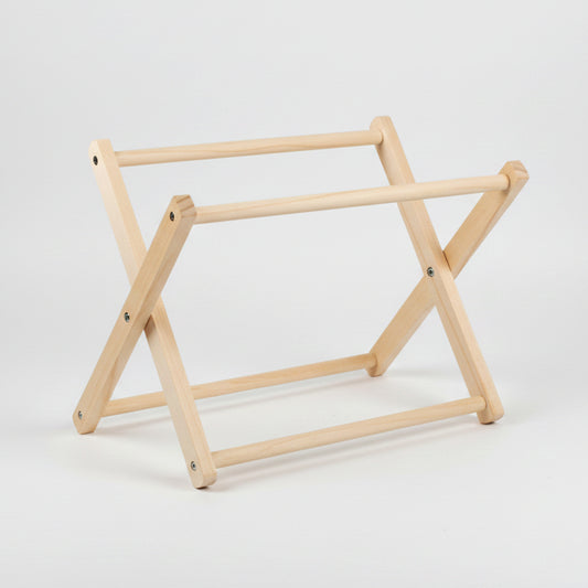 Foldable Wooden Magazine Holder Stand