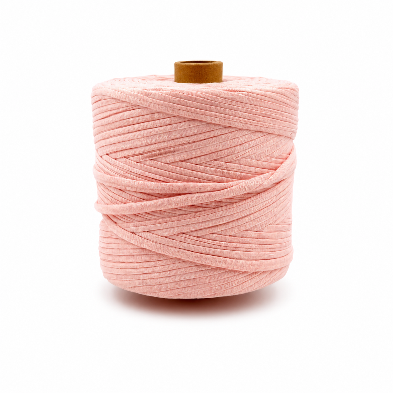 Soft TShirt Yarn Roll | 500grams | Baby pink color | Perfect for Macramé, Crochet & DIY Projects